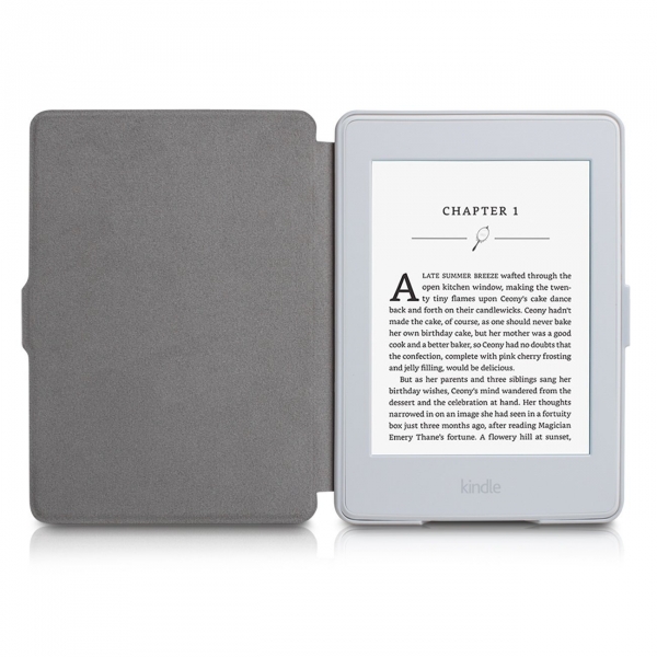 WALNEW Kindle Paperwhite Desenli Klf (6 in)-Cyan Marble