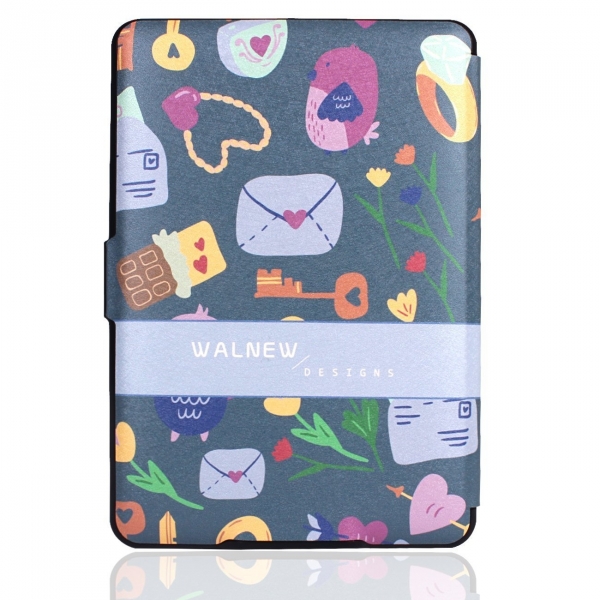 WALNEW Kindle Paperwhite Desenli Klf (6 in)-Owl