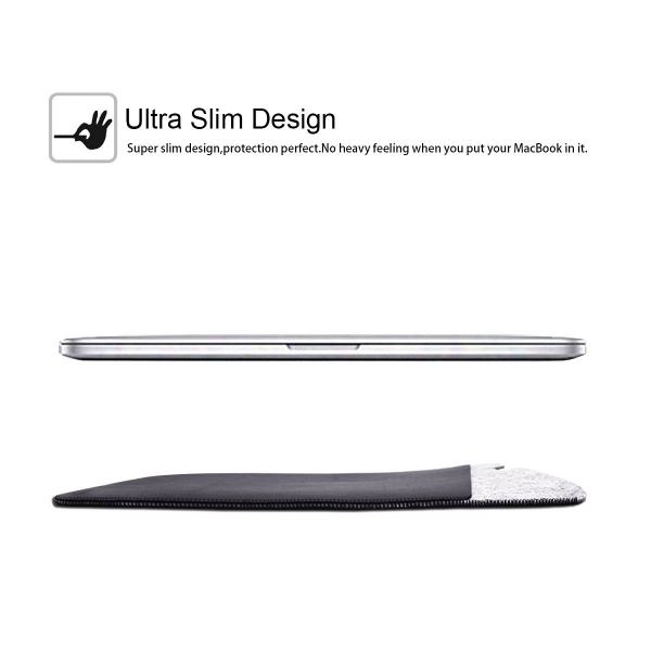 WALNEW Macbook Air Sleeve anta (13 in)-Black