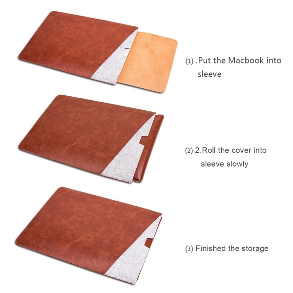 WALNEW Macbook Air Sleeve anta (13 in)-Coffe