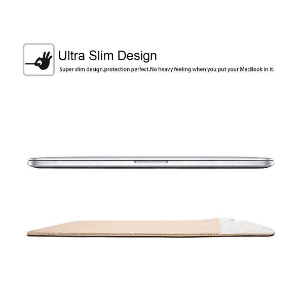 WALNEW Macbook Air Sleeve anta (13 in)-Gold