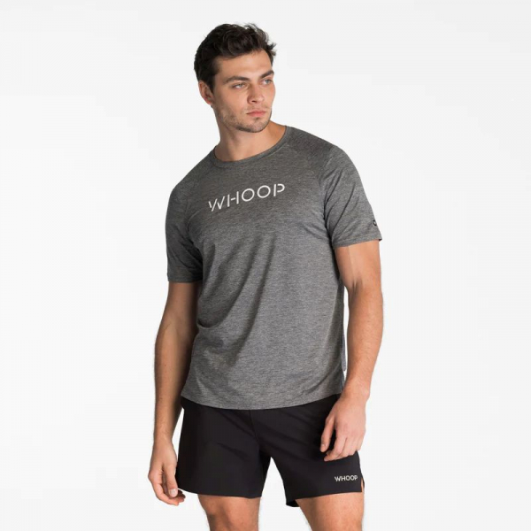 WHOOP 5.0/MG Uyumlu Erkek Antrenman Ti��rt� (Charcoal)-XXL
