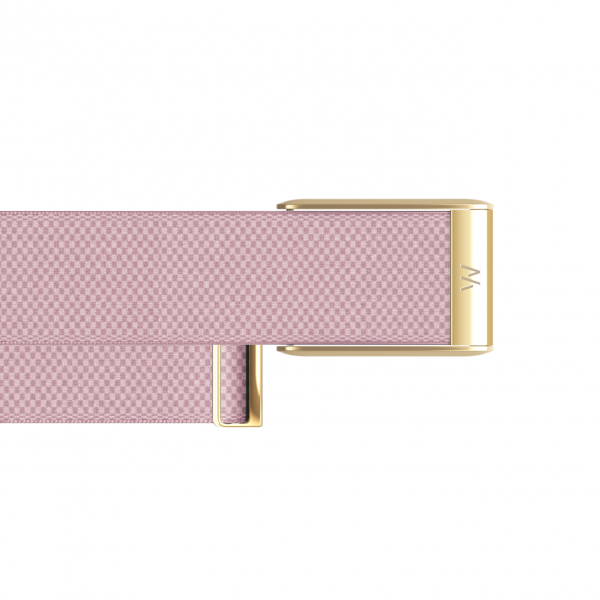 WHOOP 5.0 Uyumlu SuperKnit Luxe Kay�� -Blush with Gold