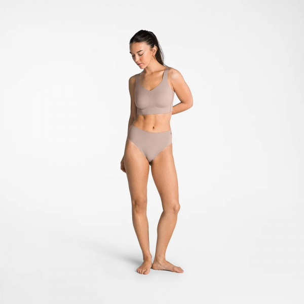 WHOOP 5.0 ve MG Uyumlu Akll Slip  Giyim(Taupe)-L
