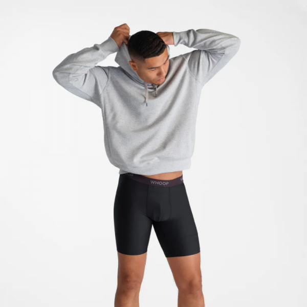 WHOOP 5.0 ve MG Uyumlu Akll Spor Uzun Boxer(Black)-XL