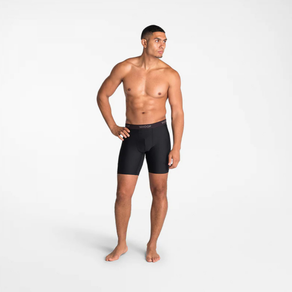 WHOOP 5.0 ve MG Uyumlu Akll Spor Uzun Boxer(Black)-XXL