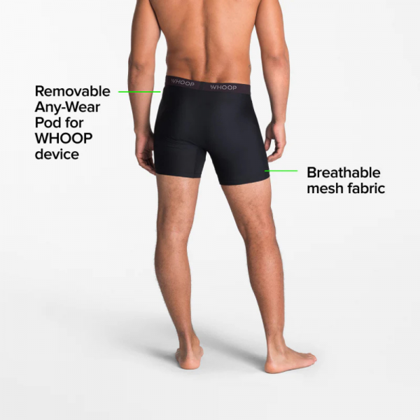 WHOOP 5.0 ve MG Uyumlu Akll Spor Boxer(Black)-M