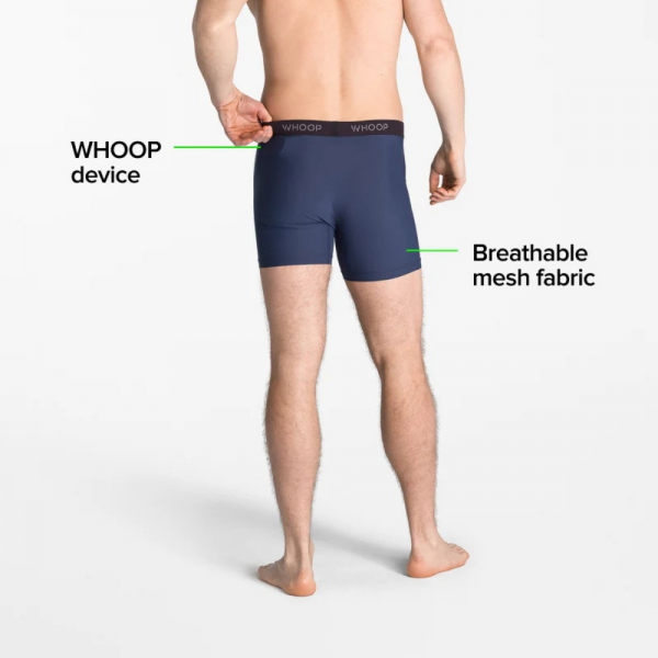 WHOOP 5.0 ve MG Uyumlu Akll Spor Uzun Boxer(Midnight)-XXL