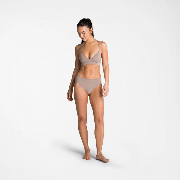 WHOOP 5.0 ve MG Uyumlu Akll T-Shirt Bralet(Taupe)-M
