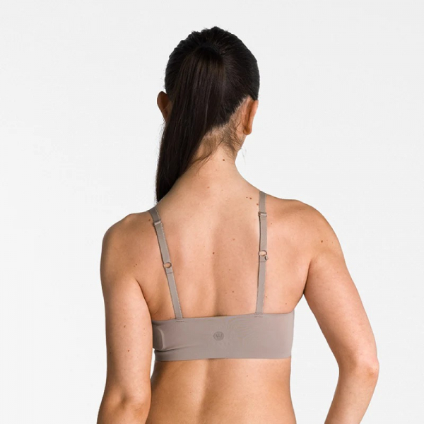 WHOOP 5.0 ve MG Uyumlu Akll T-Shirt Bralet(Taupe)-XS