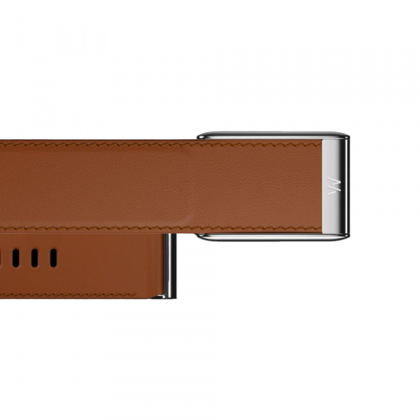 WHOOP MG Uyumlu LeatherLuxe Kay(Chestnut)-S