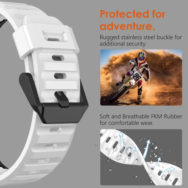 WINGLE Apple Watch Ultra 3/2/1.Nesil Silikon Kay-Black