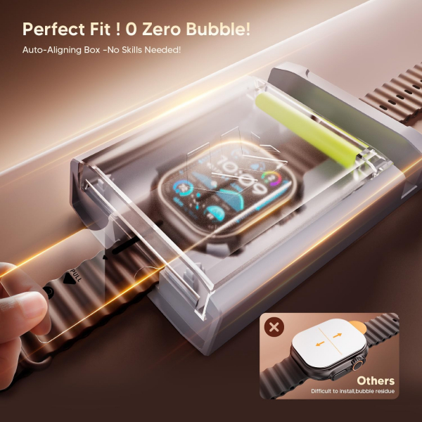 WSKEN Apple Watch Ultra 3.Nesil Ekran Koruyucu (4 Adet)