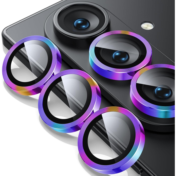 WSKEN Galaxy Z Fold 7 Kamera Lens Koruyucu -Colorful