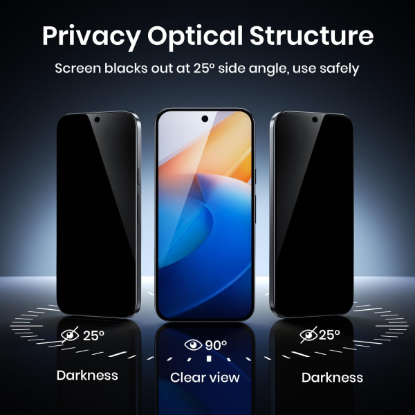 WSKEN Google Pixel 11 Privacy Ekran Koruyucu (2 Adet)