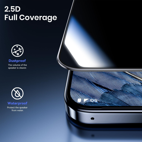 WSKEN Google Pixel 11 Privacy Ekran Koruyucu (2 Adet)