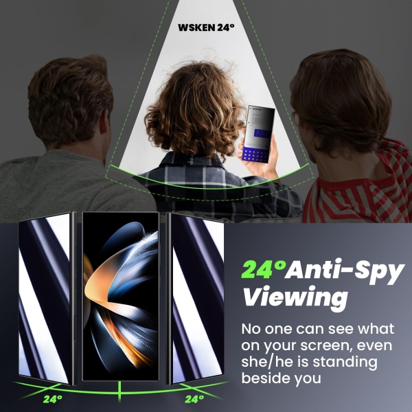 WSKEN Privacy Galaxy S24 Ultra Ekran Koruyucu(2 Adet)