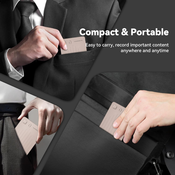 WaveNote AI Ses Kaydedici-Rose Gold