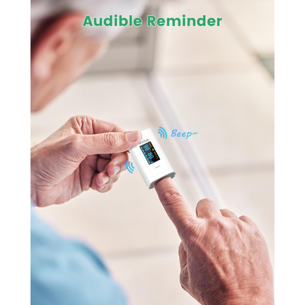 Wellue Bluetooth Parmak Ucu Nab�z Oksimetresi-White