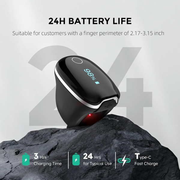 Wellue O2Ring-S Ak�ll� Nab�z Oksimetresi