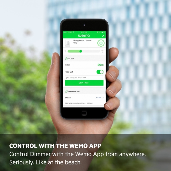 Wemo Dimmer Wi-Fi Aydnlatma Kontrol