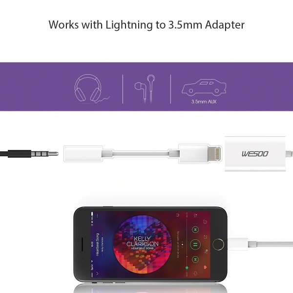 Wesoo iPhone kili arj Adaptr/Splitter