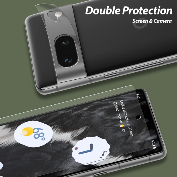 Whiestone Dome Glass Google Pixel 7 Cam Ekran Koruyucu(2 Paket)