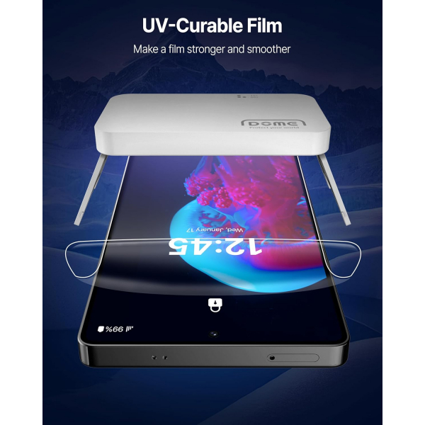 Whiestone Galaxy S25 Ultra Dome Glass UV Ekran Koruyucu