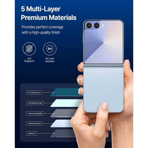 Whitestone Galaxy Z Flip 7 Ekran Koruyucu (2 Adet)