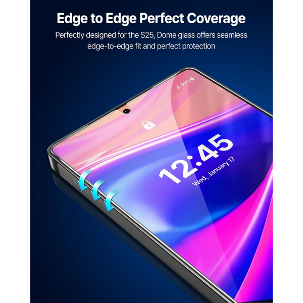 Whitestone Galaxy S25 Ultra Dome Glass Ekran Koruyucu 