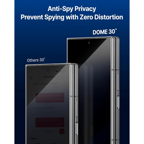 Whitestone Galaxy ZFold7 Privacy Ekran Koruyucu (2Adet)