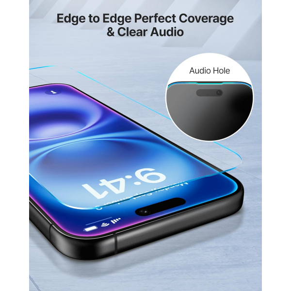 Whitestone iPhone 17 Dome Glass Ekran Koruyucu (2 Adet)