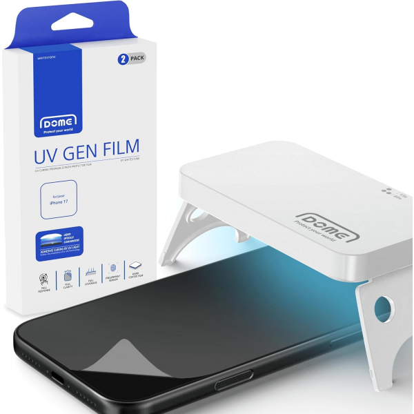 Whitestone iPhone 17 DOME UV Ekran Koruyucu (2 Adet)