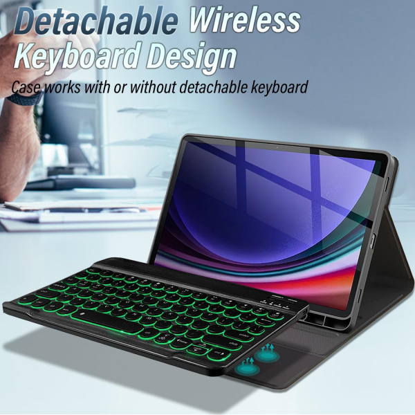 Wineecy Samsung Galaxy Tab S10 Lite Klavyeli Klf 