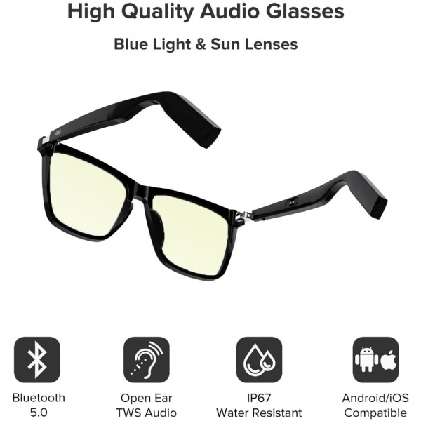 WitWot Bluetooth Özellikli Yedek Lensli Güneş Gözlüğü