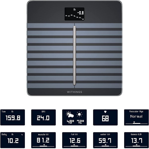 Withings Body Cardio Akll Tart-Black