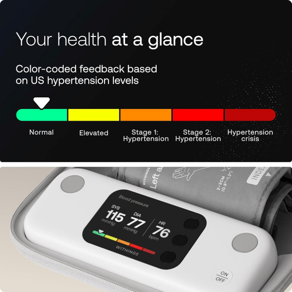 Withings BPM Vision Akll Kol Tansiyon Aleti
