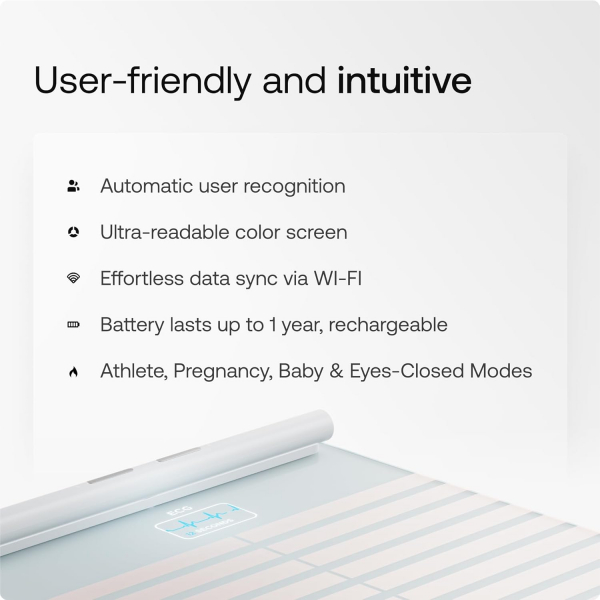 Withings Body Scan Akll Tart (Beyaz)