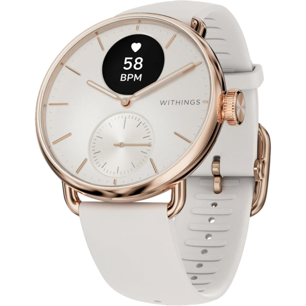 Withings ScanWatch 2 Hybrid Akll Saat (38mm)-Rose Gold