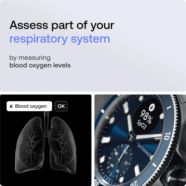 Withings ScanWatch Nova Hybrid Akll Saat (Blue)