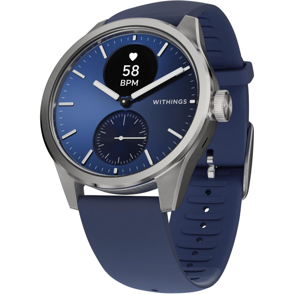 Withings ScanWatch 2 Hybrid Ak�ll� Saat (42mm)-Blue