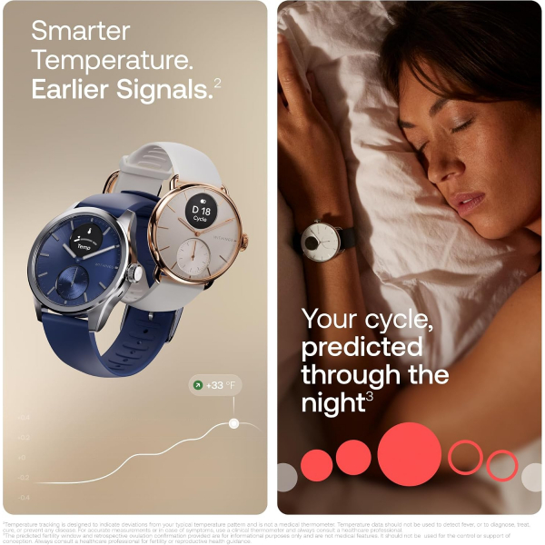 Withings ScanWatch 2 Hybrid Ak�ll� Saat (42mm)-Blue