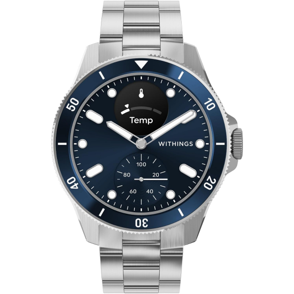 Withings ScanWatch Nova Hybrid Ak�ll� Saat (42mm)-Blue