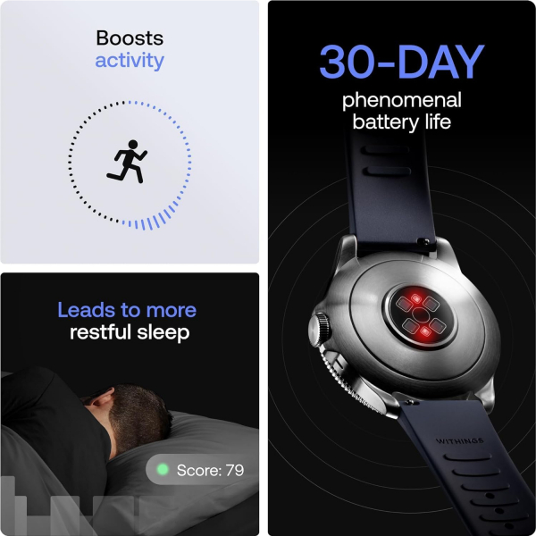 Withings ScanWatch Nova Hybrid Akll Saat (Green)