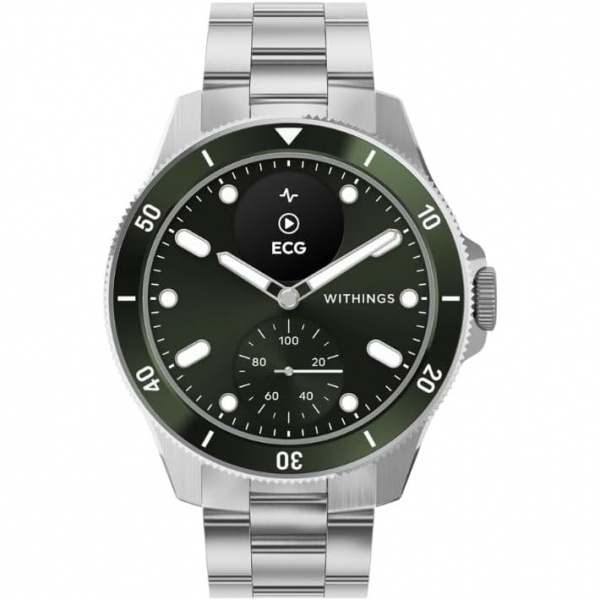 Withings ScanWatch Nova Hybrid Akll Saat (Green)
