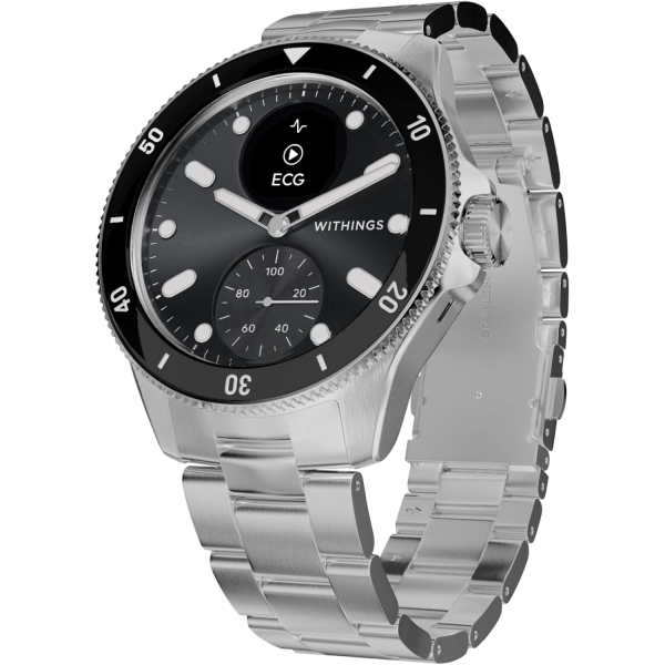 Withings ScanWatch Nova Hybrid Akll Saat (Black)