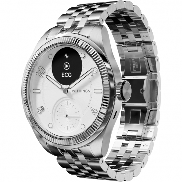 Withings Scanwatch Nova Brilliant Akll Saat (White)