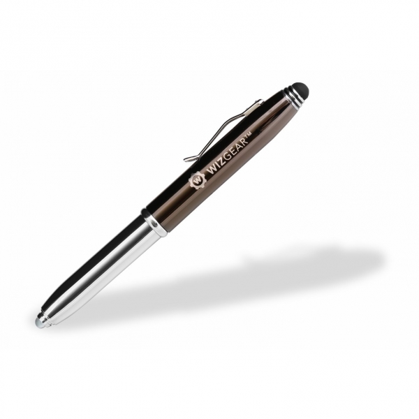 WizGear 3' 1 arada Ledli Stylus Kalem-Gunmetal