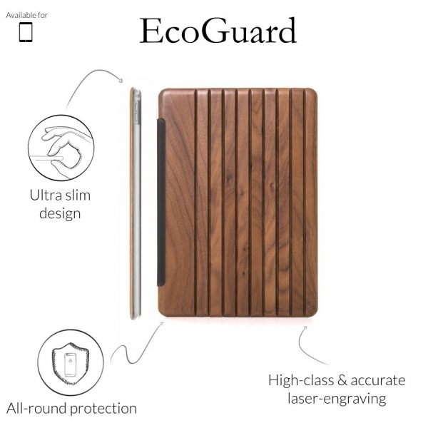 Woodcessories iPad Pro EcoGuard Klf (10.5 in)-Walnut