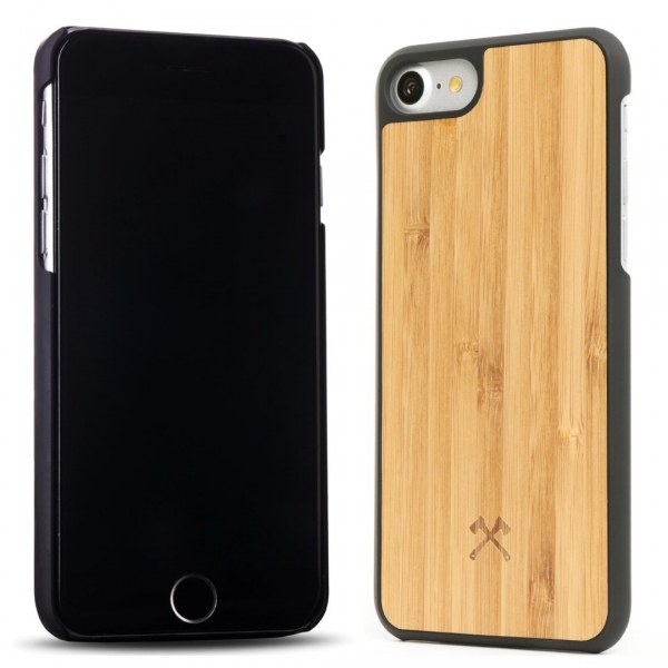 Woodcessories iPhone 8 EcoCase Casual Klf-Bamboo Black